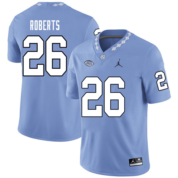 Jordan Brand Men #26 Kayne Roberts North Carolina Tar Heels College Football Jerseys Sale-Carolina B